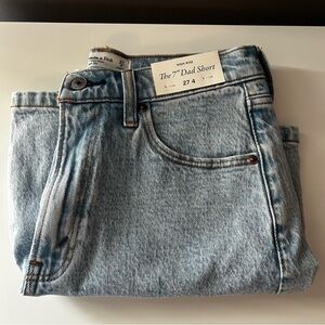 Abercrombie High Rise 7” Dad Shorts
